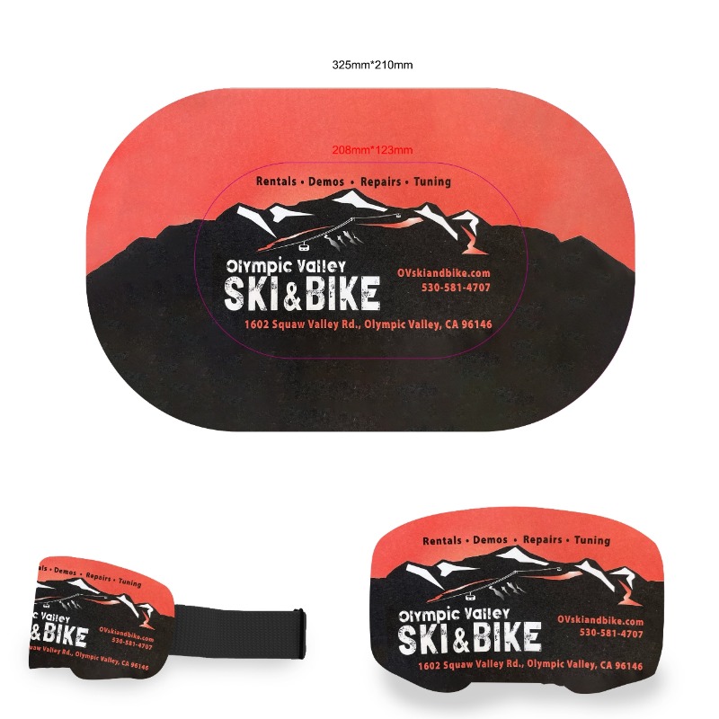 Custom Ski Goggle Cover for Corporate Gifting
