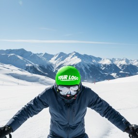 Printed Ski Helmet Cover | Waterproof & Stretch Fabric