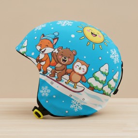 Personalizuotas slidinėjimo šalmo dangtelis